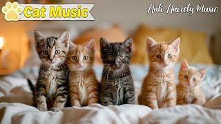 Soothing music for anxious cats: Soothing sounds promote deep relaxation and sleep for cats