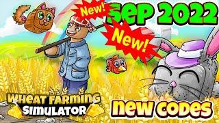 2022 ALL SECRET CODES Roblox Wheat Farming Simulator, NEW CODES, ALL WORKING CODES