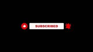 subscribe smooth animation on a transparent background