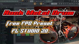 ROCK METAL DRUM FPC FL STUDIO PRESET FREE