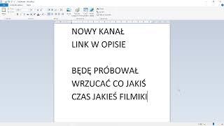 Nowy Kanał (link w opisie)