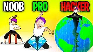 NOOB vs PRO vs HACKER In TAP TAP BREAKING!? (UNLIMITED GOLD HACK!?)