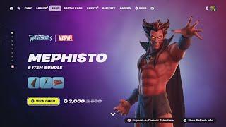 *NEW* Mephisto Skin In The First Fortnitemares Shop