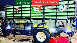 Tara Singh Bilga | TSB 14 F Double Jack Trolley | New Colour Military Green | Deutz Fahr 4 x 4