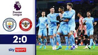 Spitzenreiter siegt souverän | Manchester City - Brentford 2:0 | Highlights - Premier League 21/22