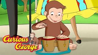 Curious George Joins A Band!  1 Hour of Curious George Adventures  Cartoons For Children