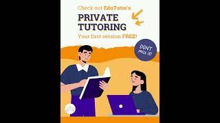 Check out EduTutor's Private Tutoring! https://edututor.ca/