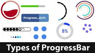 Part-08 | How to download Progress for android App || How to create insert LottieFile ProgressBar