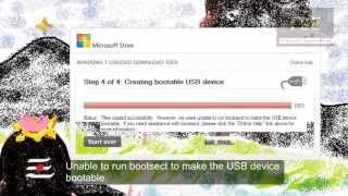 How to fix "Unable to run bootsect to make the USB device bootable" Windows 8.1