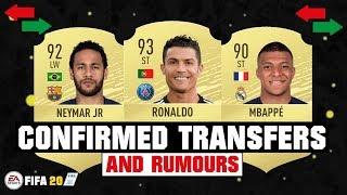 FIFA 20 | NEW CONFIRMED TRANSFERS & RUMOURS! | FT. RONALDO, NEYMAR, MBAPPE... etc