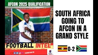 UGANDA 0-2 SOUTH AFRICA | MORENA | MASWANGANYI || AFCON 2025 QUALIFIERS HIGHLIGHTS