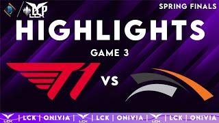 T1 vs HLE Game 3 Highlights | FINAL MSI SPOT ON THE LINE | LCK Road to MSI 2025 by Onivia