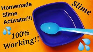 How to make slime activator at home | Success 100%!slime activator that really works.