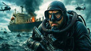 Navy SEALs' Deadly Mission to Save Hostages from Terrorists on a Hijacked Cargo Ship Full Movie