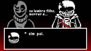 Undertale, mas o Sans da seu último suspiro