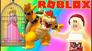 СПАСАЮ ПРИНЦЕСУ В РОБЛОКС – марио паркур -  roblox Save Princess Peach Obby