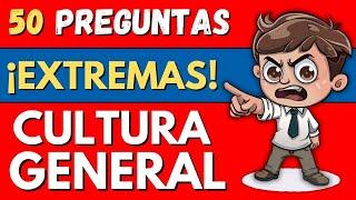 50 Preguntas de CULTURA GENERAL que DEBES APRENDER  | QUIZ ~ TRIVIA ~ TEST 