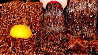 짜장불닭 팽이버섯, 쭈꾸미, 트러플짜파게티 먹방 ASMR MUKBANG BLACK BEAN ENOKI MUSHROOMS TRUFFLE CHAPAGHETTI BABY OCTOPUS