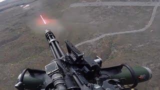 US Marines Firing The Powerful GAU-21 Machine Gun & M134 Minigun - Close Air Support Trainings