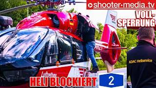 ️ HELIKOPTER BLOCKIERT A2 ️|    Defekt am Rettungshubschrauber der DRF  