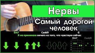 Нервы - Самый дорогой человек \ Разбор песни на гитаре \ Табы, аккорды и бой