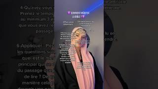 Donnez des conseils et vous avis de comment méditer la bible#pourtoi #youtubeshorts #shortchretien