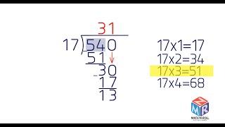 Long division with 2-digit divisors. Grade 5