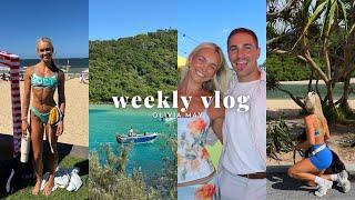 week in my life | racing, podcasting, DNA test, new car, sunrise walks, social events, lots of food