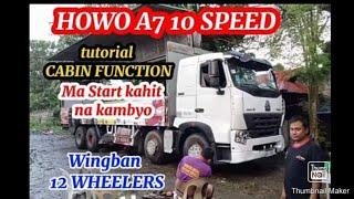 HOWO A7 10 SPEED, FUNCTION INSIDE CABIN, exhaust Brake Function, LANDO QUINIQUITO Jr TRUCK DRIVER