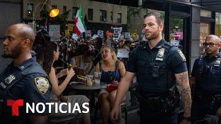 Extreman precauciones por temor a respuestas tras el ataque de Trump a Irán | Noticias Telemundo