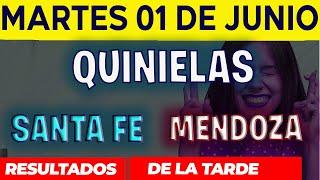 Resultados Quinielas Vespertinas de Santa Fe y Mendoza, Martes 1 de Junio