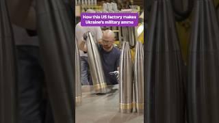 This is how the Scranton #Army ammunition plant builds steel shells. #ukraine #war