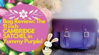 VINTAGE SAC Bag Review: The 11 Inch CAMBRIDGE SATCHEL COMPANY Satchel in Purple!