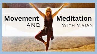 Morning movement and meditation with Vivian. 10 minutes body scan meditation. ALL BODIES CAN MOVE.