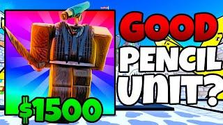 HOW GOOD IS SUMMONER PENCILMAN??? (Roblox Toilet Tower Defense)!