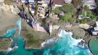 Pirate Tower Drone Flyover - Ultimate Swim Spot!