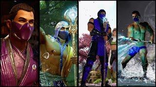 Rain - Lin Kuei, Skimpy, MK2 & Thick - Skin Mod Showcase - Mortal Kombat 1