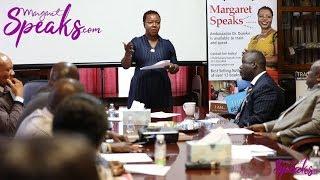 Margaret Speaks at Sierra Leone Embassy