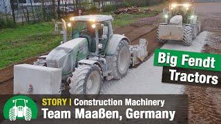 Maaßen Civil Engineering Part 3 – Construction Site Action (Excavators + Case IH & Fendt Tractors)