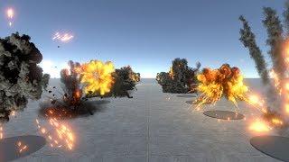 HQ Realistic explosions | Update | Demo for Asset Store