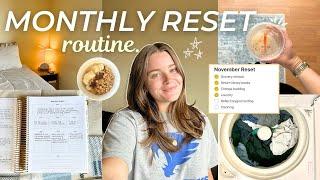 NOVEMBER RESET ROUTINE: productive vlog, getting back on track, new goals *this will motivate you*