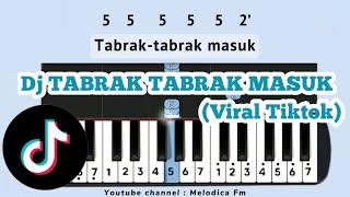 Notasi Pianika | Dj Tabrak Tabrak Masuk (Viral Tiktok)