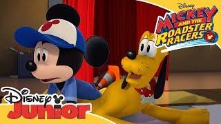 Mickey and the Roadster Racers | Mickey Catches the Tyre! | Disney Junior Arabia