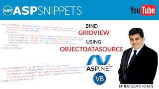 Bind GridView using ObjectDataSource in ASP.Net using VB.Net