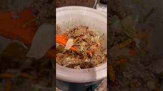 Egg Roll in a Crockpot? Easy Dinner Recipe! #recipe #mealprep #mealinspo