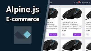 Alpine.js E-commerce website tutorial