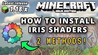 Minecraft Java 1.18.1 How To Get Iris Shaders Mod (2 Methods) on 1.18.1 Latest Update