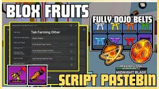 BLOX FRUITS Script Pastebin UPDATE 24 | AUTO FULLY DRAGON RACE V2-V3 | FULLY DOJO & FIND PREHISTORIC