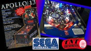 #1344  Sega APOLLO 13 Pinball Machine and Atari ASTEROIDS DELUXE going to Ireland-TNT Amusements