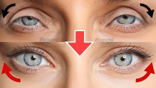 Cat Eyes Lift Massage! How To Create Fox Eyes/Cat Eyes Naturally, Get Bigger Eyes, Fix Droopy Eyelid